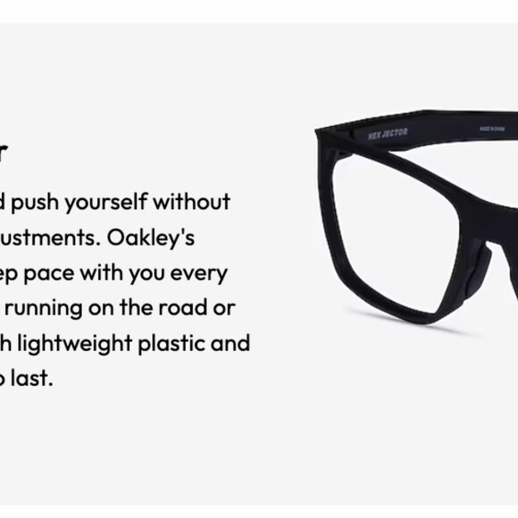 OAKLEY Hex Jector Satin Black Frames - Picture 8 of 8